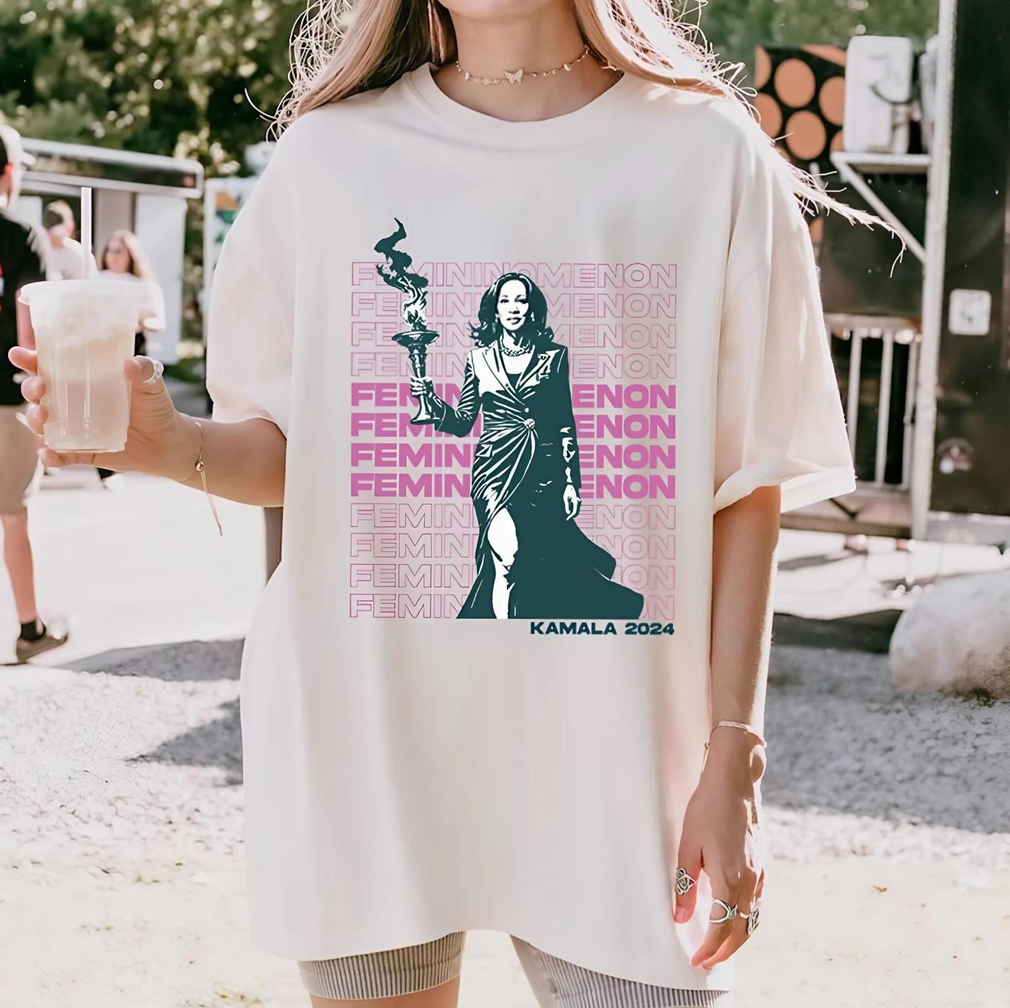 Femininomenon Kamala Harris Tshirt Madam President Election Shirt Kamala Harris For The People Madam President Tee Full Size For Men For Women