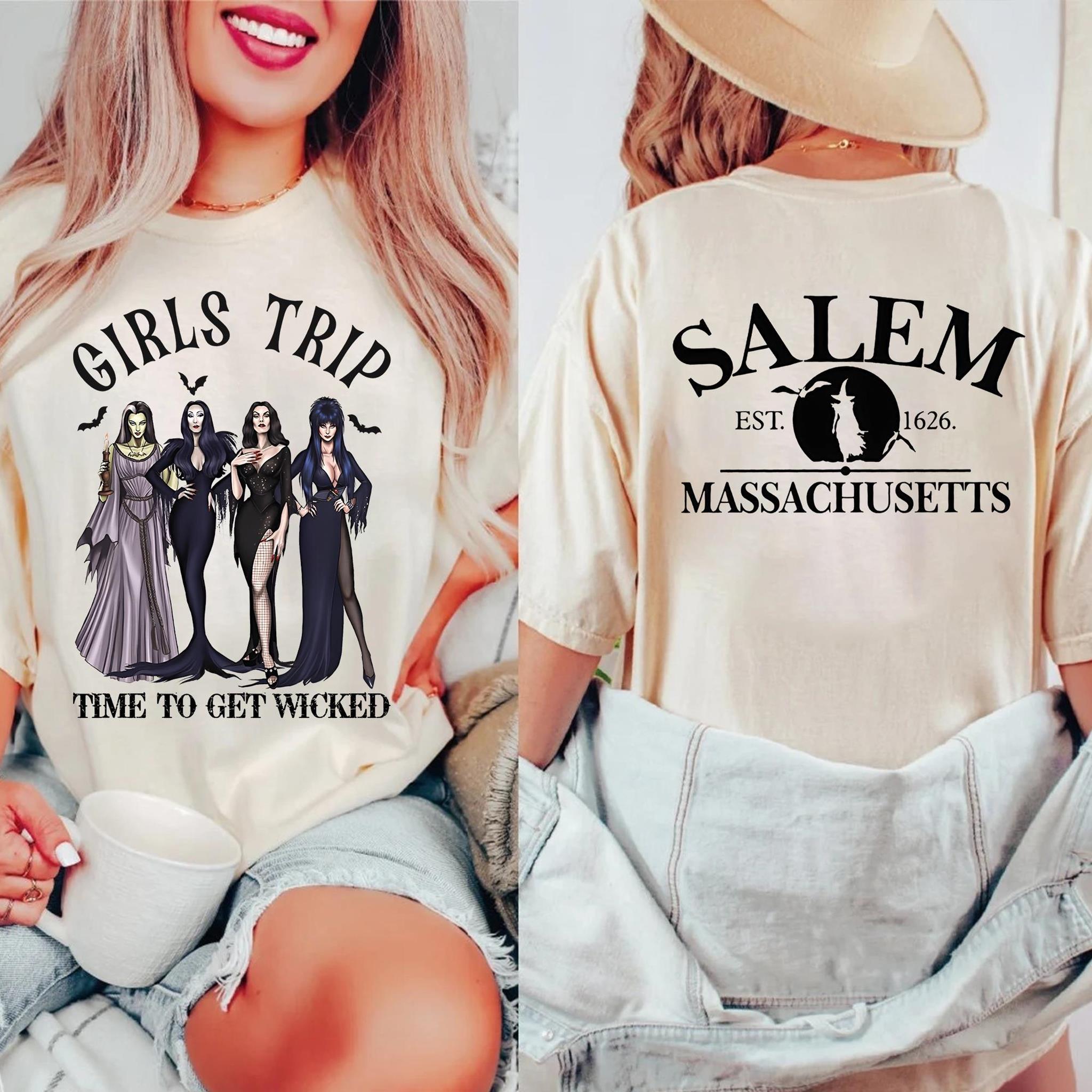 Halloween Girls Trip Salem Massachusetts Shirt