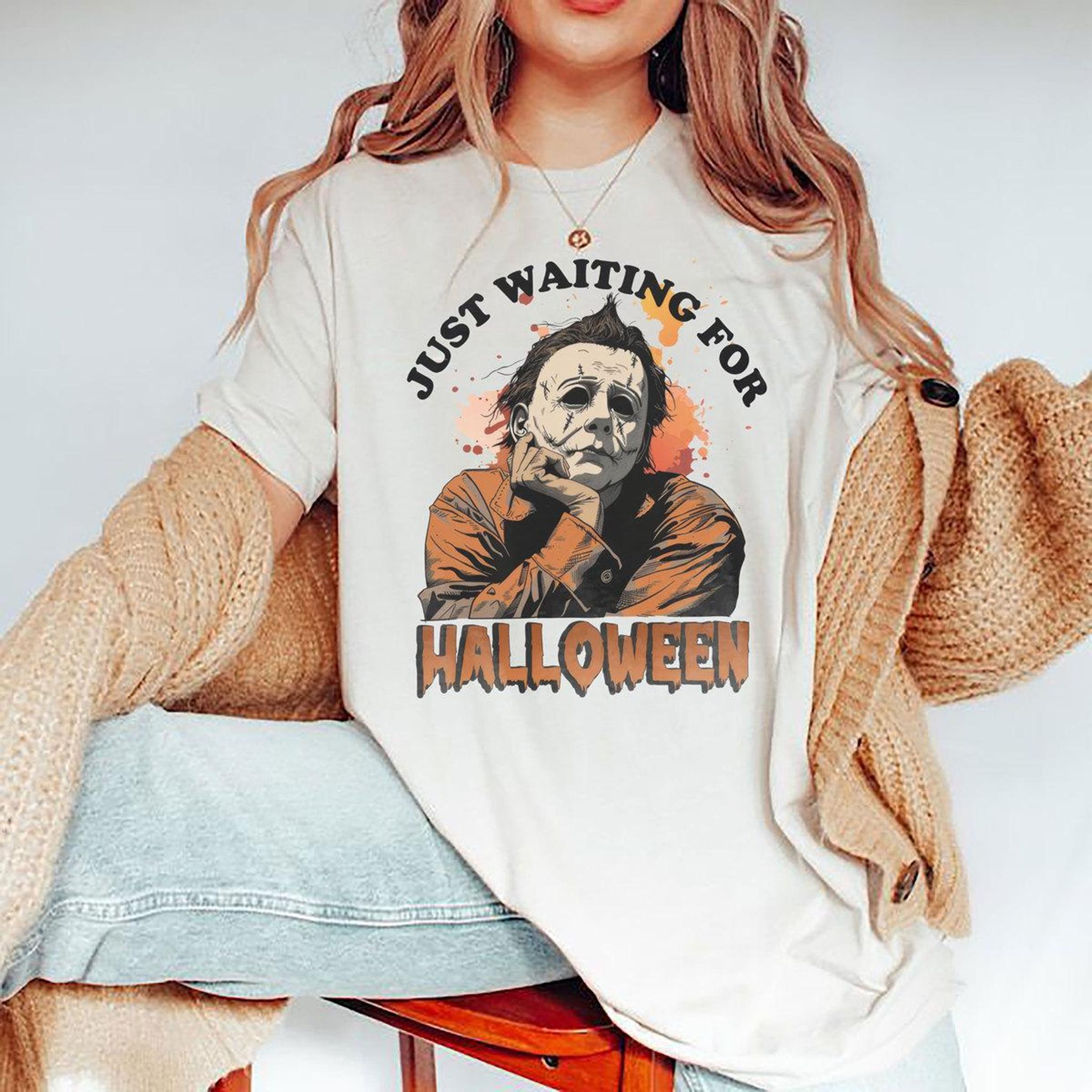 Just Waitng For Halloween Shirt Halloween Movie Shirt Halloween Shirt