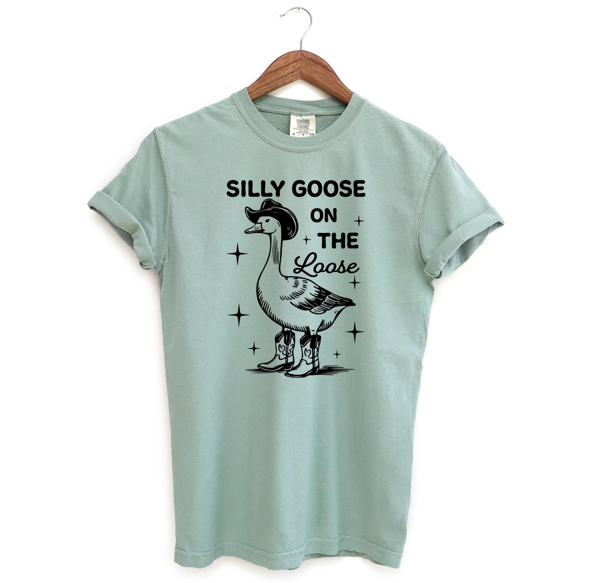 Silly Goose On The Loose Shirt Funny Comfort Colors TShirt