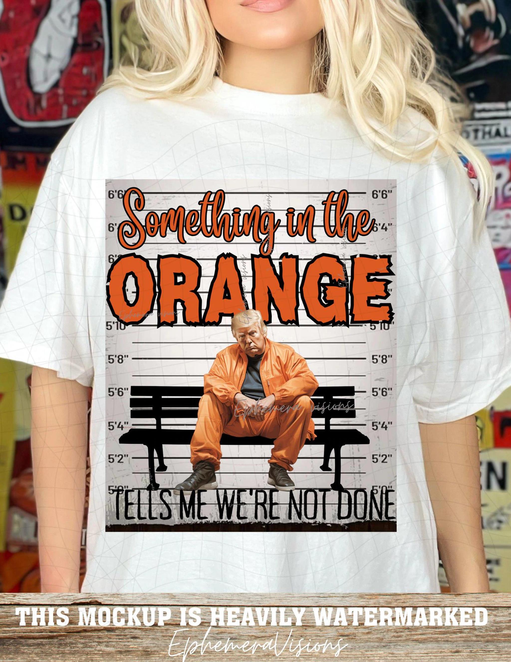 Trump Shirt 2024 Donald Trump President Prison felon Halloween shirt Something in the Orange Halloween