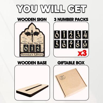 Personalized Book Read This Years, Night Court Books Tracker, Book Read Tracker, Custom Bookshelf Counter,Bookish Decor,Fantasy Book Counter Personalized Book Read This Years, Night Court Books Tracker, Book Read Tracker, Custom Bookshelf Counter,Bookish Decor,Fantasy Book Counter