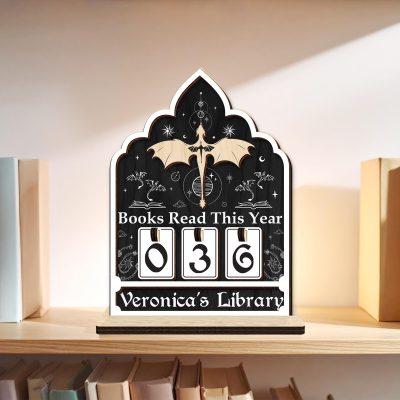 Personalized Book Read This Years, Night Court Books Tracker, Book Read Tracker, Custom Bookshelf Counter,Bookish Decor,Fantasy Book Counter Personalized Book Read This Years, Night Court Books Tracker, Book Read Tracker, Custom Bookshelf Counter,Bookish Decor,Fantasy Book Counter