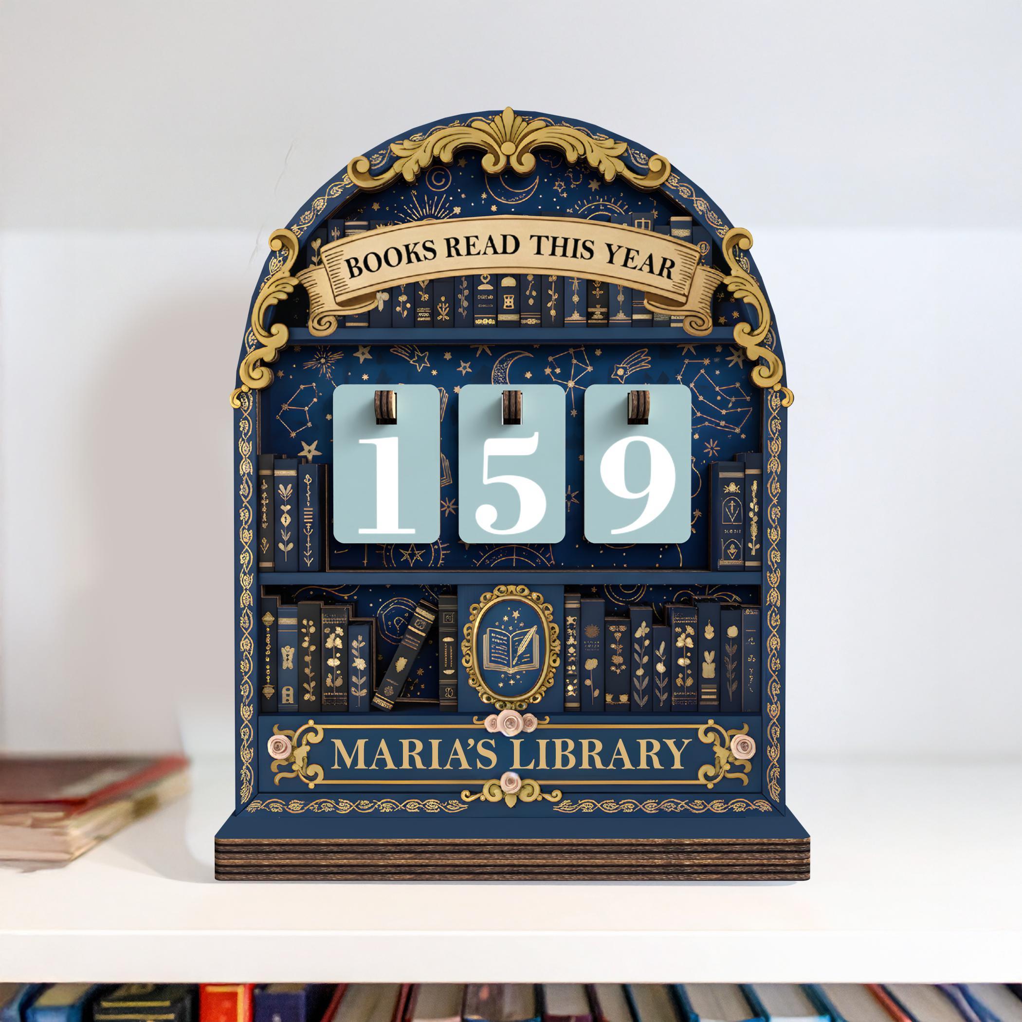 Vintage Book Read Tracker, Personalized Book Lover Gift, Reading Tracker,Library Decor, Books Read This Year Counter, Reading Lover Gift Vintage Book Read Tracker, Personalized Book Lover Gift, Reading Tracker,Library Decor, Books Read This Year Counter, Reading Lover Gift