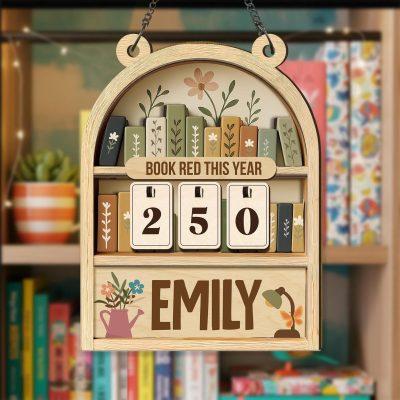 Personalized Book Holder, Books Read This Year Counter, TBR, Gift for Readers, Book Lover Gift, Bookshelf Decor, Gift For Book Club Member 3 Personalized Book Holder, Books Read This Year Counter, TBR, Gift for Readers, Book Lover Gift, Bookshelf Decor, Gift For Book Club Member 3