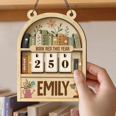 Personalized Book Holder, Books Read This Year Counter, TBR, Gift for Readers, Book Lover Gift, Bookshelf Decor, Gift For Book Club Member 3 Personalized Book Holder, Books Read This Year Counter, TBR, Gift for Readers, Book Lover Gift, Bookshelf Decor, Gift For Book Club Member 3