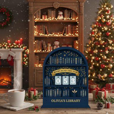 Personalized Christmas Books Read Tracker - Books Read This Year, Vintage Book Lovers Gift, Reader Christmas Gift, Book Exchange Gift Personalized Christmas Books Read Tracker - Books Read This Year, Vintage Book Lovers Gift, Reader Christmas Gift, Book Exchange Gift