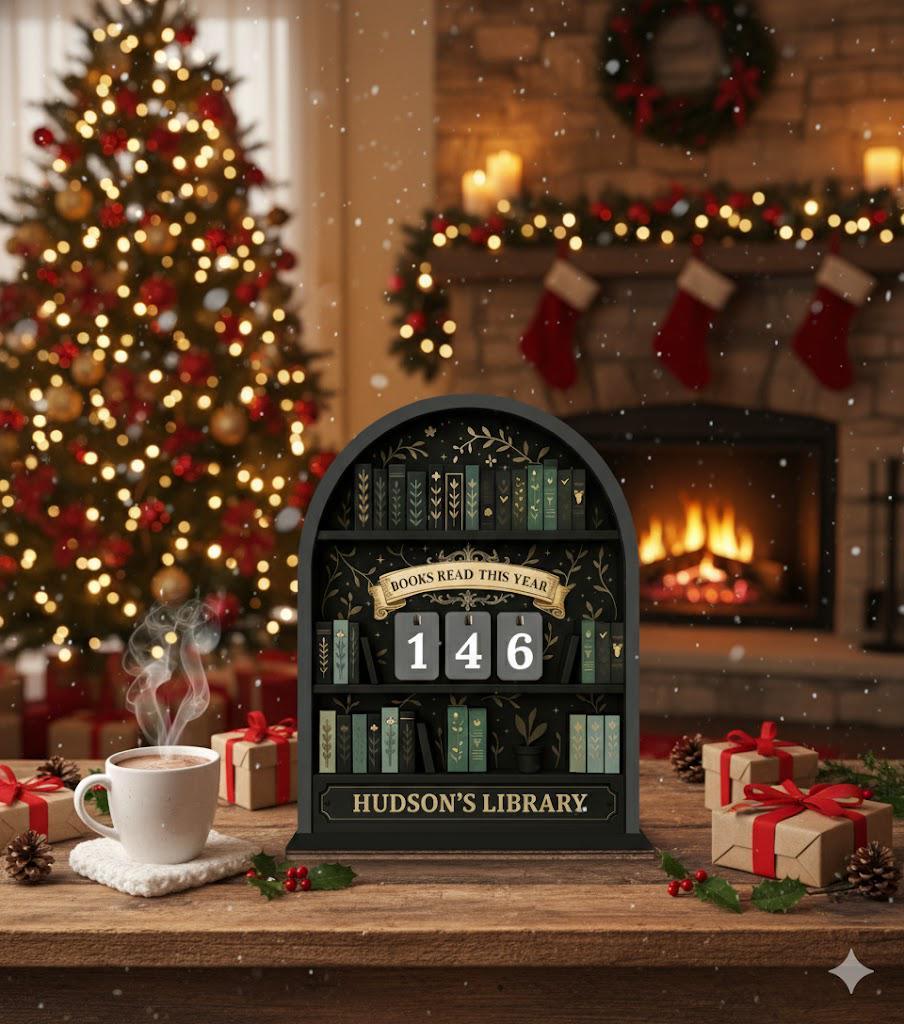 Personalized Christmas Books Read Tracker - Books Read This Year, Vintage Book Lovers Gift, Reader Christmas Gift, Book Exchange Gift Personalized Christmas Books Read Tracker - Books Read This Year, Vintage Book Lovers Gift, Reader Christmas Gift, Book Exchange Gift