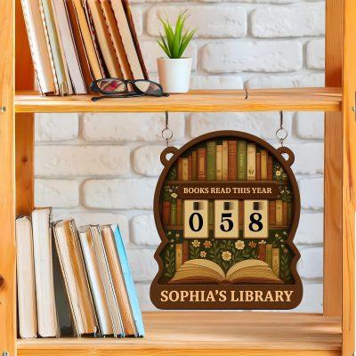 Personalized Floral Books Read Tracker – Bookshelf Counter For Book Club Gift, Bookish Decor, Xmas Gift for Readers, Books Read This Year Personalized Floral Books Read Tracker – Bookshelf Counter For Book Club Gift, Bookish Decor, Xmas Gift for Readers, Books Read This Year
