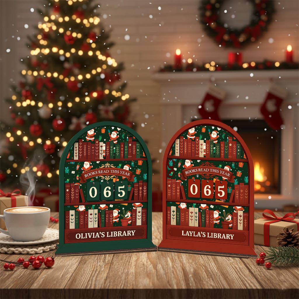Personalized Christmas Books Read Tracker - Books Read This Year, Vintage Book Lovers Gift, Exchange Gift, Reader Christmas Gift Personalized Christmas Books Read Tracker - Books Read This Year, Vintage Book Lovers Gift, Exchange Gift, Reader Christmas Gift