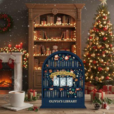 Personalized Christmas Books Read Tracker - Books Read This Year, Vintage Book Lovers Gift, Exchange Gift, Reader Christmas Gift Personalized Christmas Books Read Tracker - Books Read This Year, Vintage Book Lovers Gift, Exchange Gift, Reader Christmas Gift