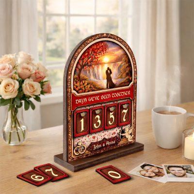 Days In Love Tracker Sign, Days Been Together Counter, Custom Anniversary Day Tracker, Our Adventure Awaits, Anniversary Gift, Love Sign Days In Love Tracker Sign, Days Been Together Counter, Custom Anniversary Day Tracker, Our Adventure Awaits, Anniversary Gift, Love Sign