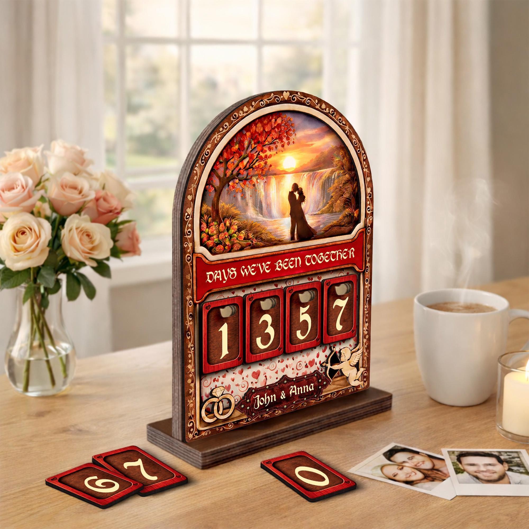 Days In Love Tracker Sign, Days Been Together Counter, Custom Anniversary Day Tracker, Our Adventure Awaits, Anniversary Gift, Love Sign Days In Love Tracker Sign, Days Been Together Counter, Custom Anniversary Day Tracker, Our Adventure Awaits, Anniversary Gift, Love Sign