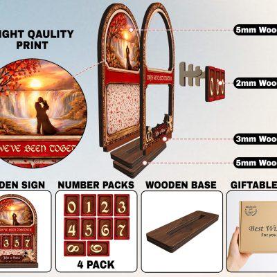 Days In Love Tracker Sign, Days Been Together Counter, Custom Anniversary Day Tracker, Our Adventure Awaits, Anniversary Gift, Love Sign Days In Love Tracker Sign, Days Been Together Counter, Custom Anniversary Day Tracker, Our Adventure Awaits, Anniversary Gift, Love Sign