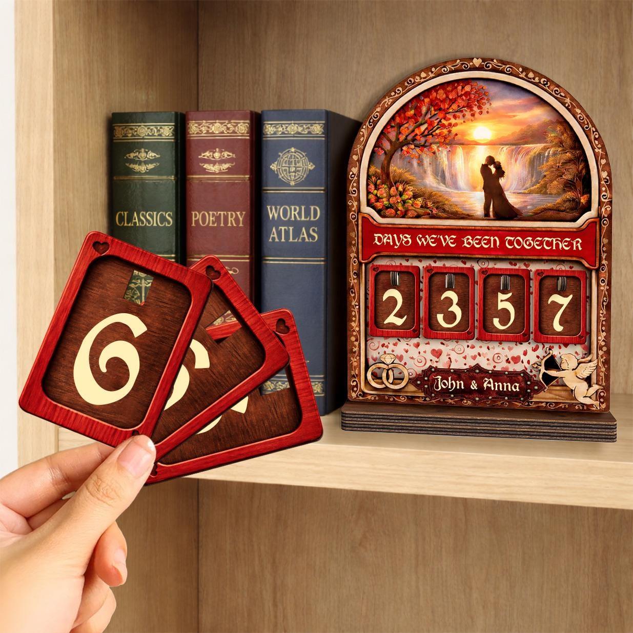 Days In Love Tracker Sign, Days Been Together Counter, Custom Anniversary Day Tracker, Our Adventure Awaits, Anniversary Gift, Love Sign Days In Love Tracker Sign, Days Been Together Counter, Custom Anniversary Day Tracker, Our Adventure Awaits, Anniversary Gift, Love Sign