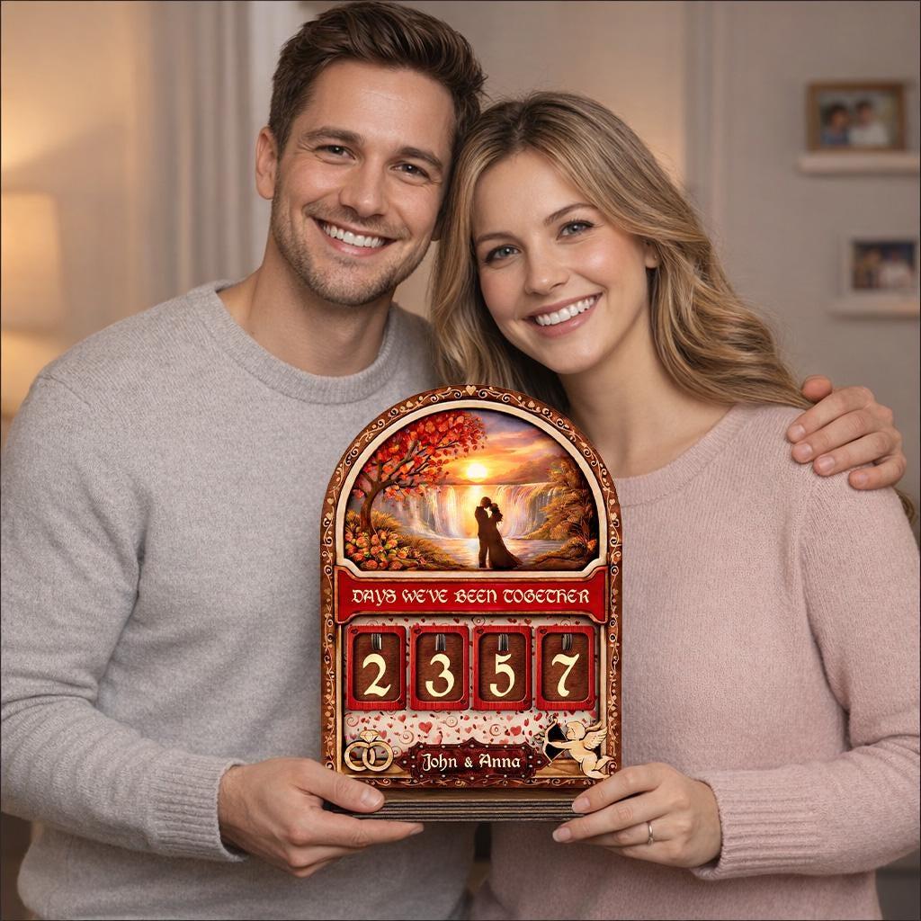 Days In Love Tracker Sign, Days Been Together Counter, Custom Anniversary Day Tracker, Our Adventure Awaits, Anniversary Gift, Love Sign Days In Love Tracker Sign, Days Been Together Counter, Custom Anniversary Day Tracker, Our Adventure Awaits, Anniversary Gift, Love Sign