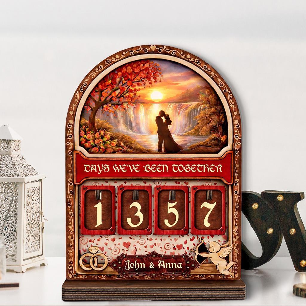 Days In Love Tracker Sign, Days Been Together Counter, Custom Anniversary Day Tracker, Our Adventure Awaits, Anniversary Gift, Love Sign Days In Love Tracker Sign, Days Been Together Counter, Custom Anniversary Day Tracker, Our Adventure Awaits, Anniversary Gift, Love Sign